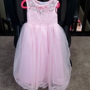 Girls pink dress Easter